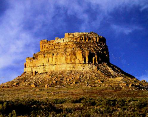 Fajada Butte in Chaco Canyon, New Mexico