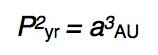 Kepler's Third Law