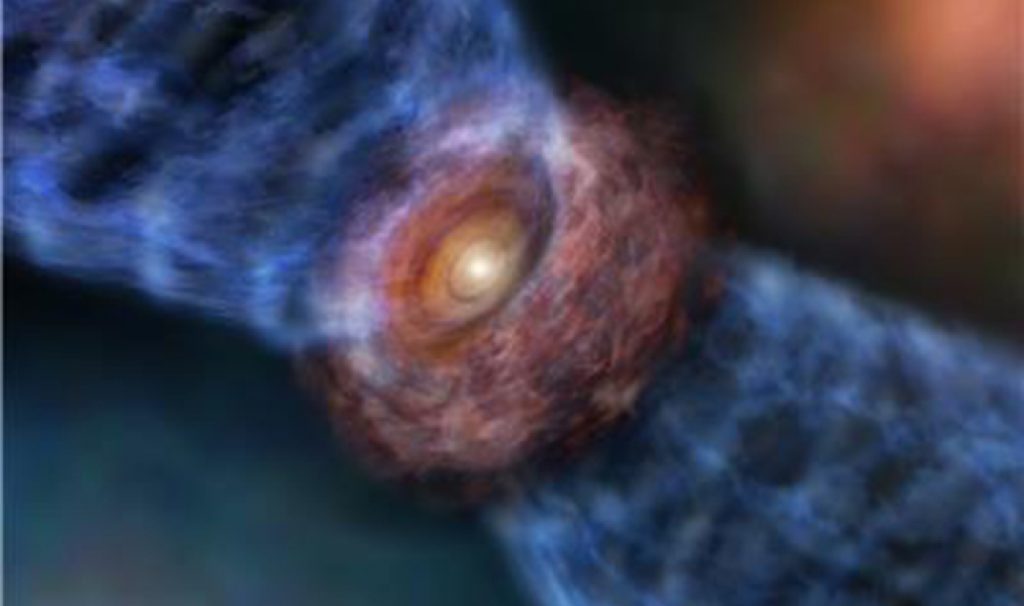 The Story of a Newborn Star